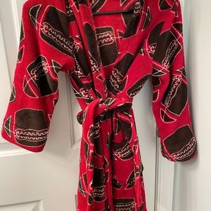 Cherokee boys football pattern robe